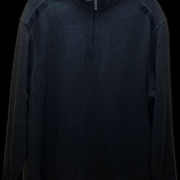 Nike Golf Dri-Fit Large Dark Grey & Black Pullover - Picture 6 of 7